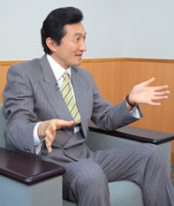 写真:渡邉美樹氏