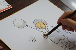 はまのゆかさん イラストの描き方:色を塗る