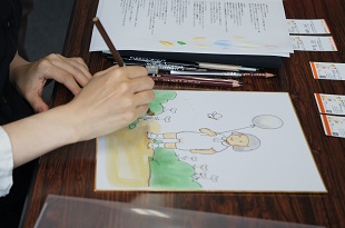 はまのゆかさん イラストの描き方:影を作る