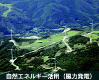 自然エネルギー活用（風力発電）