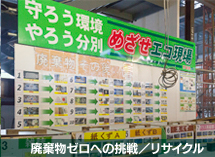 廃棄物ゼロへの挑戦／リサイクル